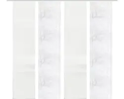 Flächenvorhang-Set Querstreifen Baum 4er grau 57x245 cm