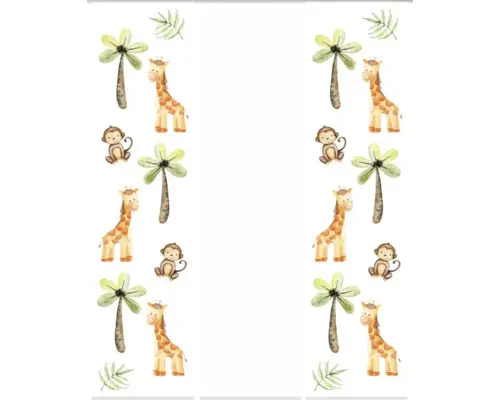 Flächenvorhang-Set Girabo 3er multicolor 60x245 cm