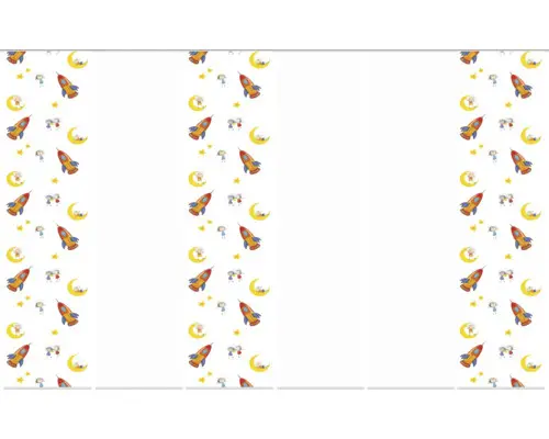 Flächenvorhang-Set Lunaro 6er multicolor 60x245 cm