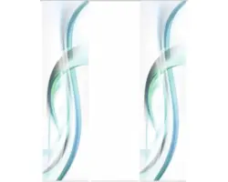 Flächenvorhang-Set Fala 3er blau grün 60x245 cm
