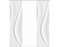 Flächenvorhang-Set Laurina 3er grau 60x245 cm