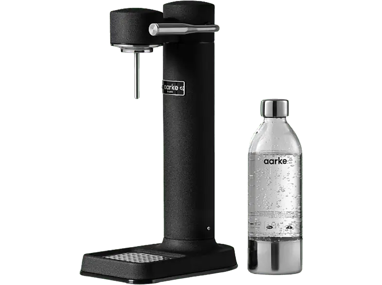 Aarke AAC3 Carbonator III Wassersprudler mit 1 Flasche , Matte Black