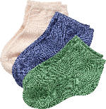 dm-drogerie markt ALANA Sneaker Socken, beige + grün + blau, Gr. 27/29 - bis 15.05.2024