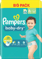 dm-drogerie markt Pampers Windeln Baby Dry Gr.6 Extra Large (13-18kg), Big Pack - bis 30.04.2024