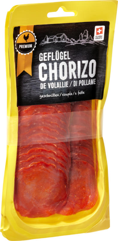 Chorizo di pollame, a fette, 2 x 120 g