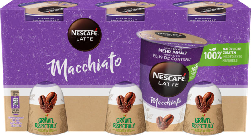 Nescafé Latte Macchiato , 3 x 205 ml