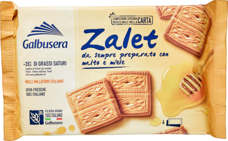 Biscuits Zalet Galbusera, 500 g