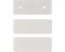 Universal Wandhalter Q-Link, selbstklebend, weiß