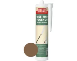 Lugato Acryl Dichtstoff Riss- und Fugen zu braun 310 ml