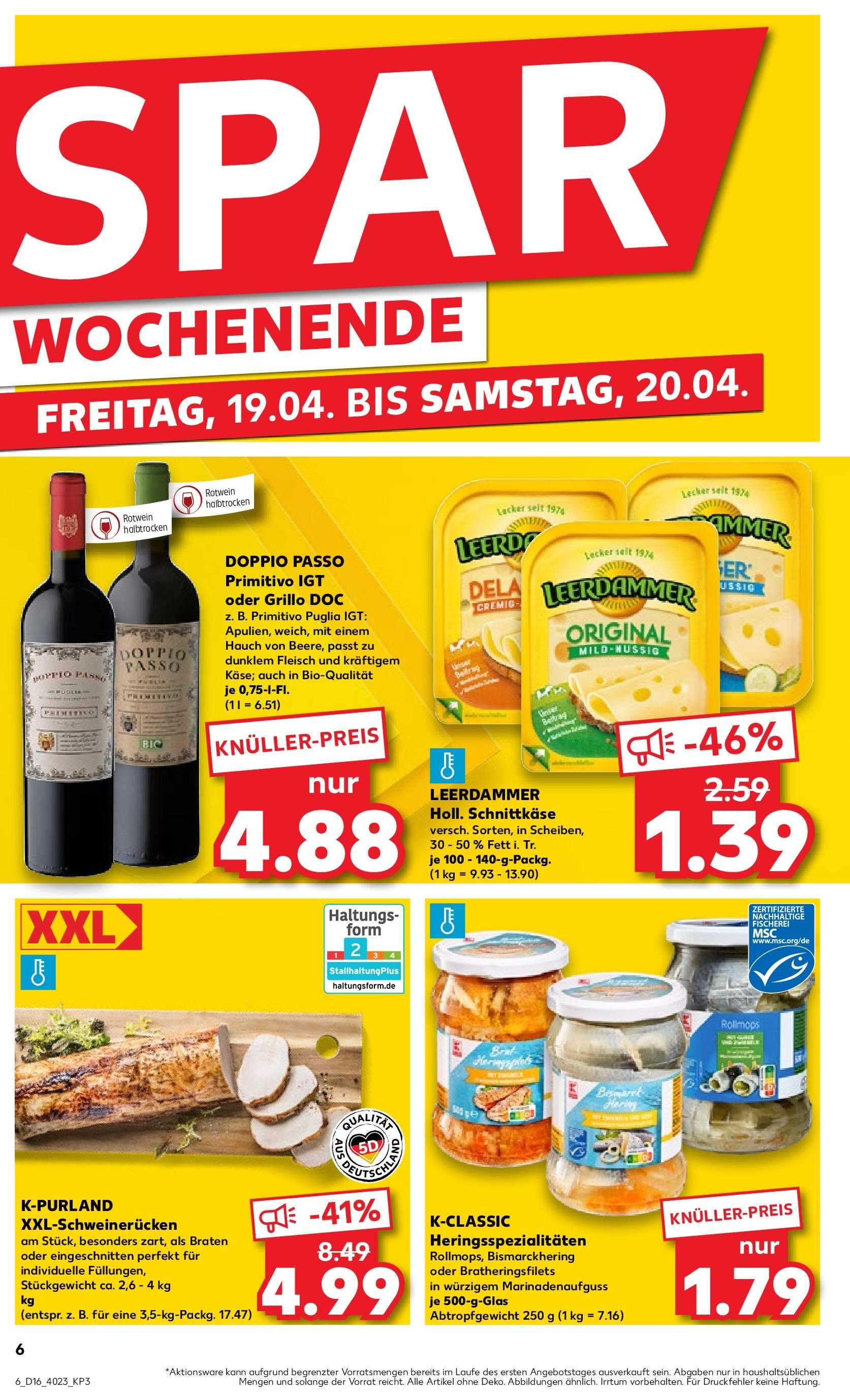 Kaufland - Berlin (ab 18.04.2024) » Angebote Online zum Blättern | Seite: 6 | Produkte: Rotwein