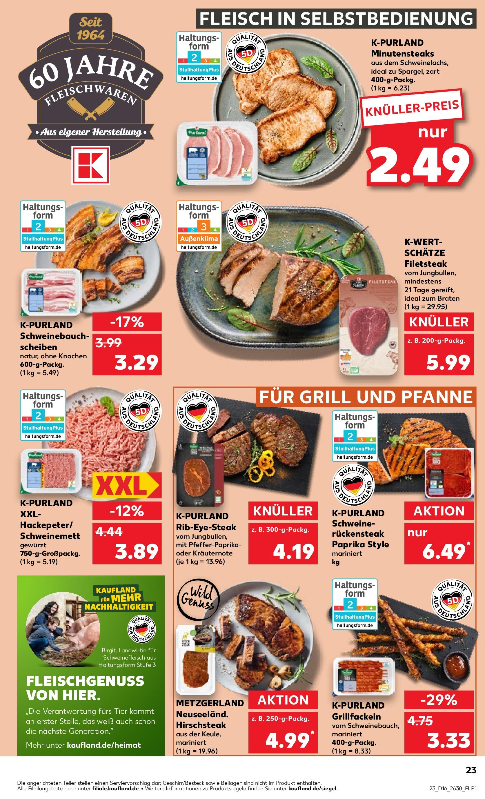 Kaufland - Sachsen (ab 18.04.2024) » Angebote Online zum Blättern | Seite: 23 | Produkte: Grill, Cevapcici, Schweinefleisch