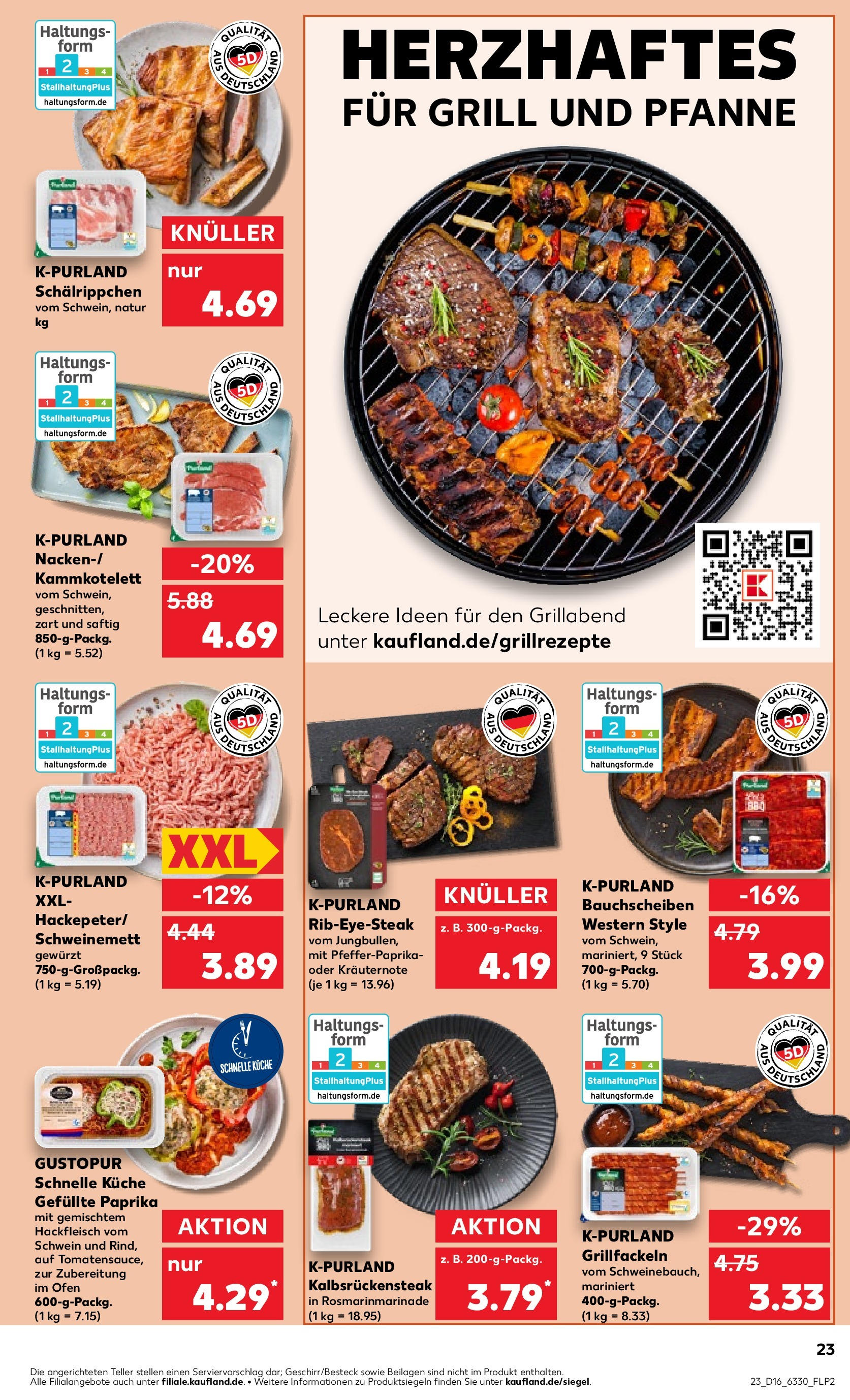 Kaufland - Hamburg (ab 18.04.2024) » Angebote Online zum Blättern | Seite: 27 | Produkte: Joghurt, Burger, Zucker, Salat