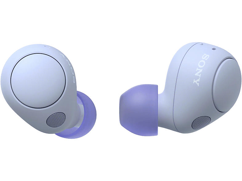 Sony WF-C700N True Wireless Noise Cancelling-Kopfhörer - Ganztätiger Tragekomfort und sicherer Sitz Bis zu 15 Std. Akkulaufzeit mit Ladeetui Lavendel; True Wireless Kopfhörer