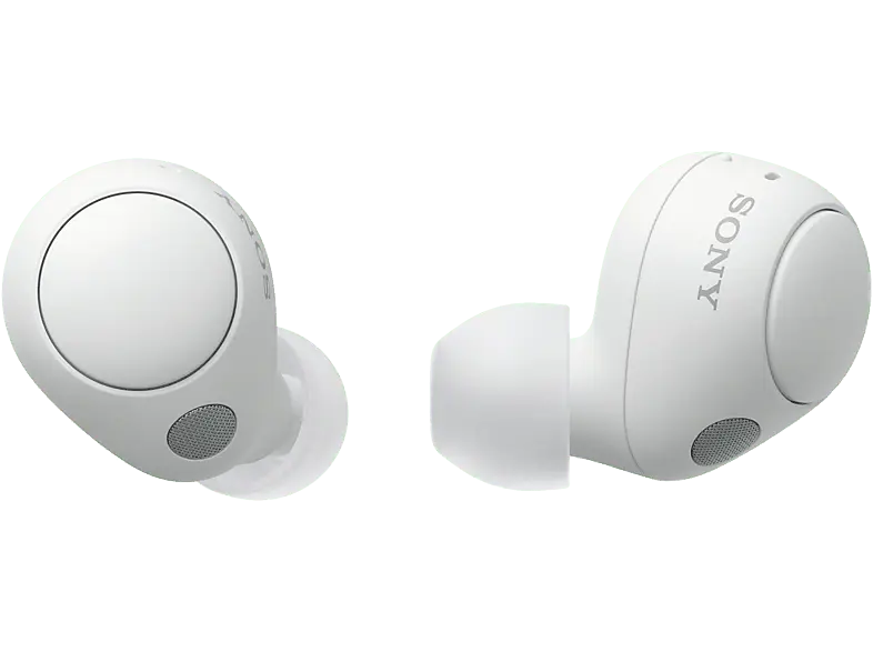 Sony WF-C700N True Wireless Noise Cancelling-Kopfhörer - Ganztätiger Tragekomfort und sicherer Sitz Bis zu 15 Std. Akkulaufzeit mit Ladeetui Weiß; True Wireless Kopfhörer