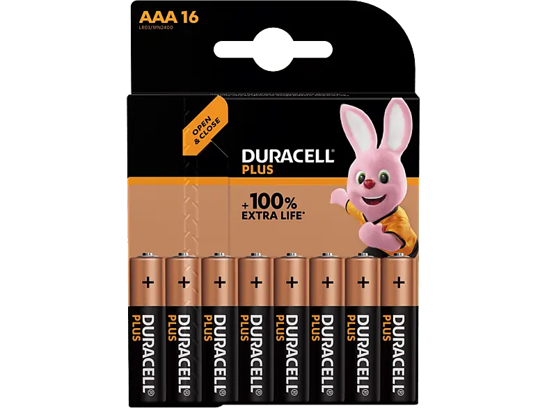 Duracell AAA Plus Batterie, 16er Promo Pack