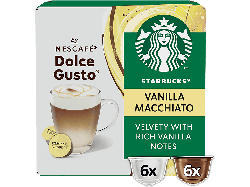 Starbucks Kaffeekapsel Dolce Gusto ® Madagascar Vanilla (10 Stk., Kompatibles System: Nescafé Gusto); Kaffeekapseln 12 Stück (= 6 Getränke) (für Dolce Gusto®)