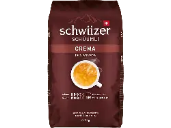Schwiizer Schüümli Crema Kaffeebohnen, 1 kg