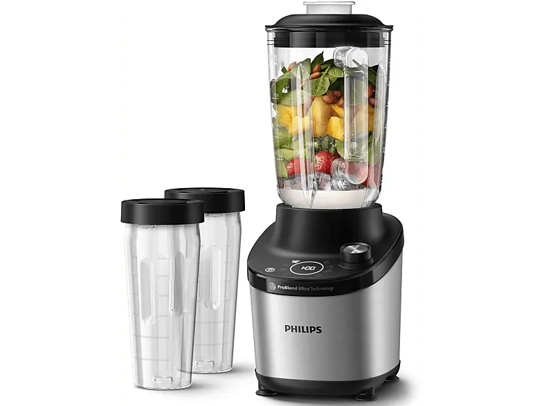 Philips HR3760/10 Standmixer (Silber, 1500 Watt, 1.8 l)