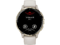 Garmin Smartwatch Venu 3s 41mm, Elfenbein/Softgold (010-02785-04)