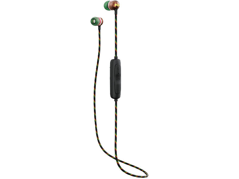 Marley Bluetooth Kopfhörer Smile Jamaica Wireless 2, In-Ear, rasta