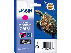 Epson Schildkröte, T1573, Vivid Magenta, C13T15734010; Tintenpatrone