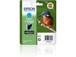 Epson Eisvogel, T1592 Cyan, C13T15924010; Tintenpatrone