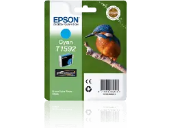 EPSON Eisvogel, T1592 Cyan, C13T15924010; Tintenpatrone