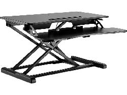 V7 Essential-Workstation-Tischständer, bis 15 kg, schwarz (DT2SSB-1E) Tischständer