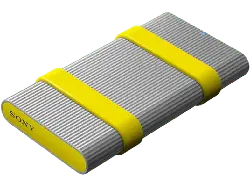 Sony 500GB SSD Festplatte SL-MG5, Extern, USB-C 3.2 Gen2, R1000/W1000, IP67, Silber