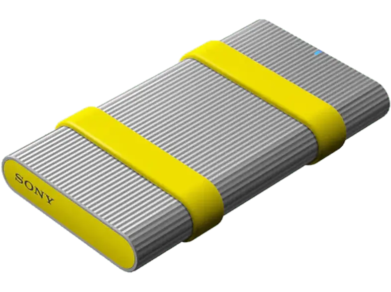 Sony 500GB SSD Festplatte SL-MG5, Extern, USB-C 3.2 Gen2, R1000/W1000, IP67, Silber