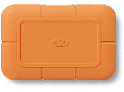 Lacie 4 TB Rugged SSD Festplatte, USB-C 3.1, IP67, Orange; Externe Festplatte