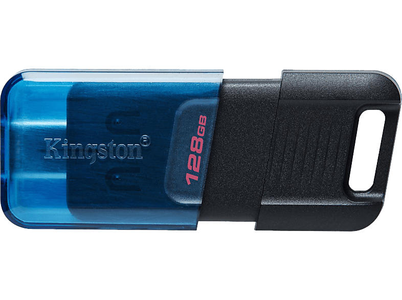 Kingston 128GB USB Stick DataTraveler 80 M, USB-C 3.2 Gen1, R200MB/s, Blau