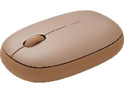 Rapoo M660 Silent Maus, Bluetooth 5.0, 1300 dpi, 3-Tasten, USB 3.0, Braun