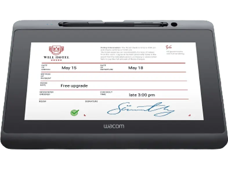 WACOM Grafiktablett DTH-1152, 10.1 Zoll, AHVA, 16:9, LCD, 200cd, 1000:1, Schwarz