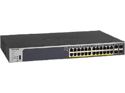 NETGEar GS728TPv2 24-Port Gigabit PoE+ Ethernet Smart Switch mit 4 SFP-Ports und Cloud Management