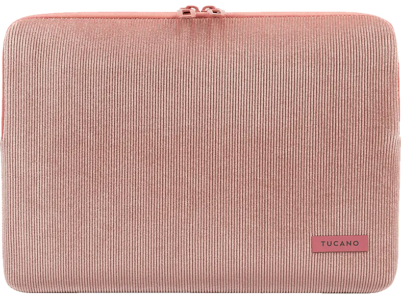 VIVANCO velluto Sleeve für Notebook 12 Zoll und MacBook 13 Zoll, rosa; Notebookhülle