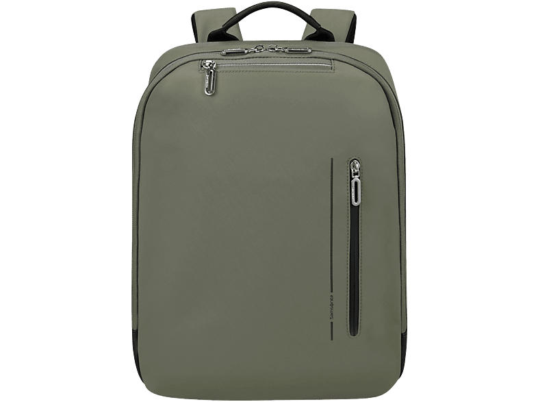 Samsonite Ongoing Notebook Rucksack, 14.1 Zoll, 14.5 Liter, Olive Green