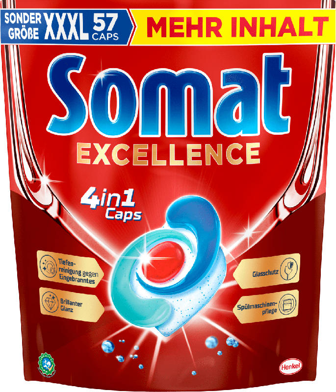 Somat Spülmaschinen-Caps Excellence 4in1
