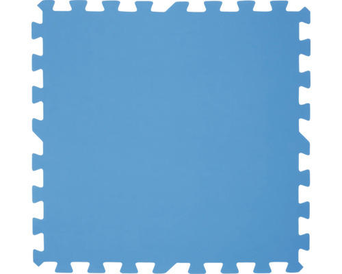 Bodenschutzmatte für Poolboden 50x50 cm Stärke: 4,5 mm 9 Stück blau