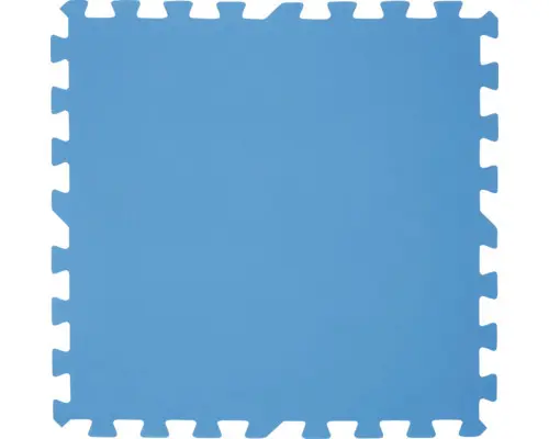 Bodenschutzmatte für Poolboden 50x50 cm Stärke: 4,5 mm 9 Stück blau
