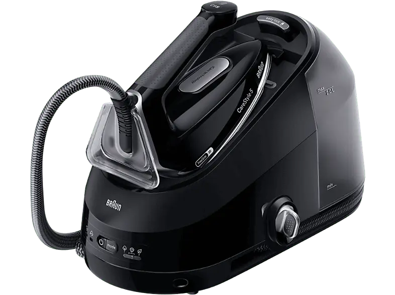 Braun IS 5249 BK Carestyle 5 Dampfb&uuml;gelstation (7,5 bar, 2400 Watt, 2 l Wassertank, Schwarz)