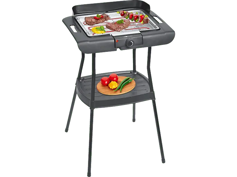 Clatronic BQS 3508 Elektrogrill, Schwarz (2000 Watt)