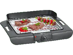 Clatronic BQ 3507 Elektrogrill, Schwarz (2000 Watt)