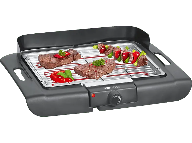 Clatronic BQ 3507 Elektrogrill, Schwarz (2000 Watt)