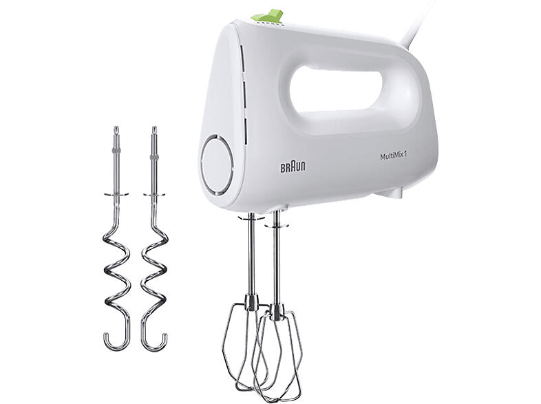 Braun HM 1110 WH Multimix 1 Handmixer (Weiß, 450 Watt)