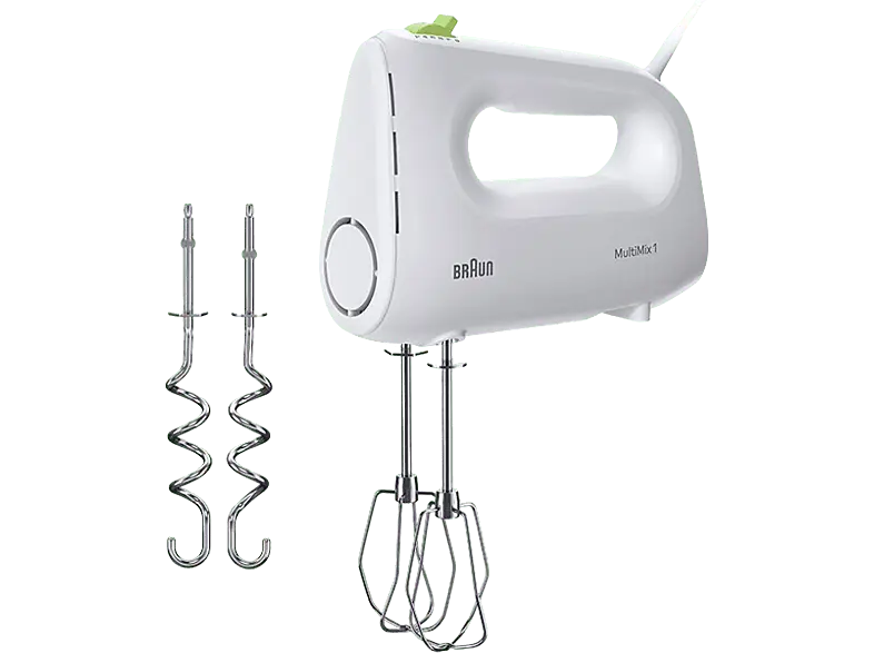 Braun HM 1110 WH Multimix 1 Handmixer (Weiß, 450 Watt)