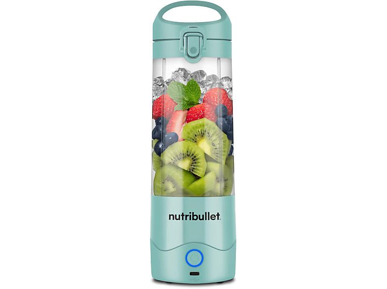 Nutri Bullet NBP 003LBL Portable Smoothie Maker (Light Blue, 475 ml)