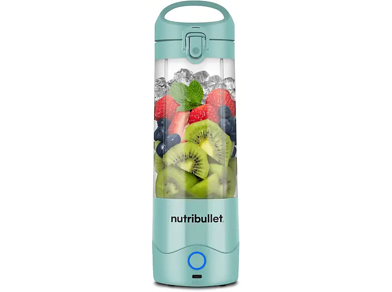 Nutri Bullet NBP 003LBL Portable Smoothie Maker (Light Blue, 475 ml)