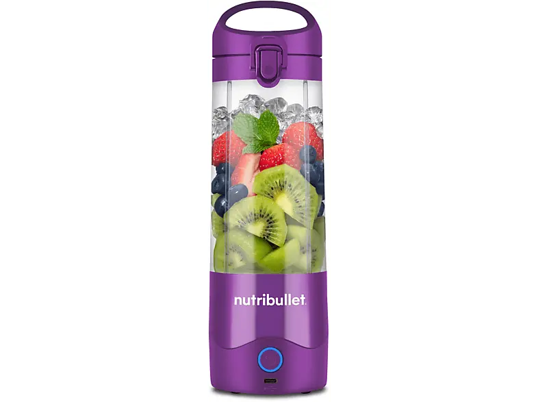 Nutri Bullet NBP 003PU Portable Smoothie Maker (PurPur, 475 ml)