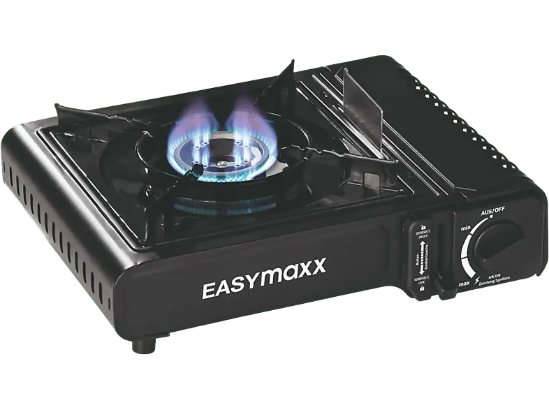 easymaxx 12126 Gaskocher, Schwarz